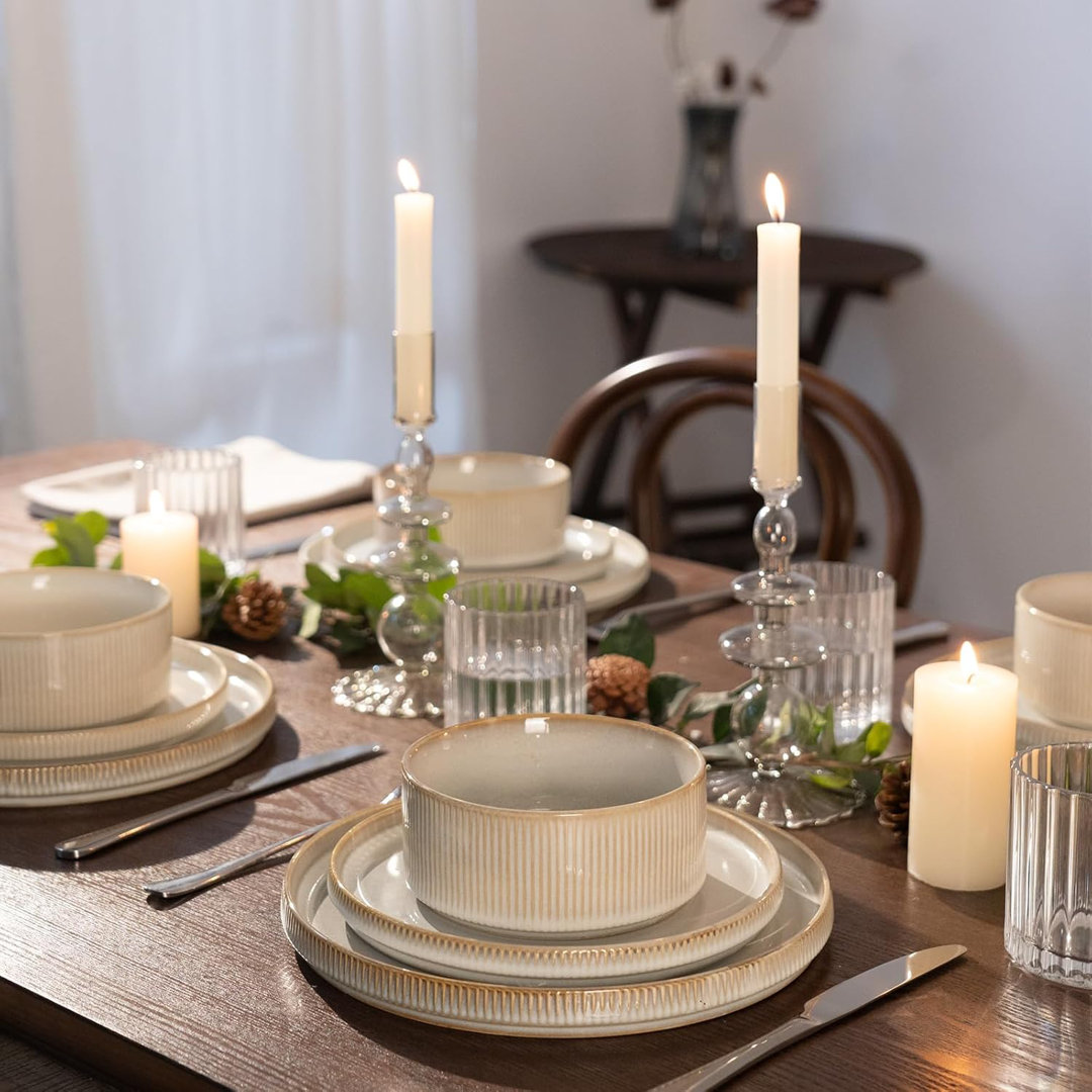 Stoneware Dinnerware Sets, Dish Set
